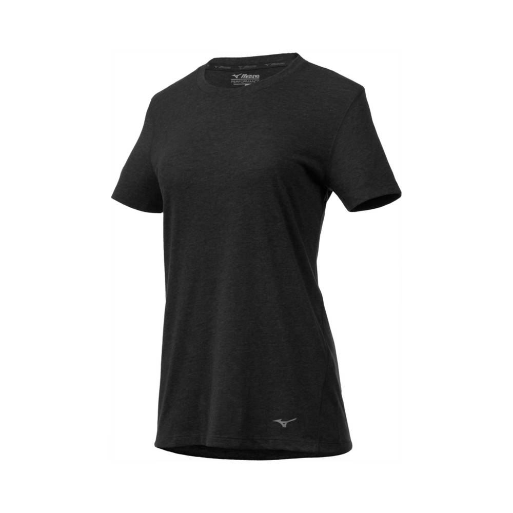 Camisetas Mizuno Inspire Mujer Negras Baratas QAOF-75281